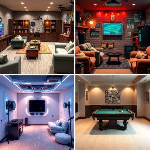 30 Fun Basement Game Room Ideas for Family Entertainment
