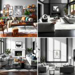 30 Living Room Grey Walls & Black Trim: Bold Contrast Ideas