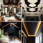 30 Modern Black Ceiling Design Ideas for Dramatic Interiors