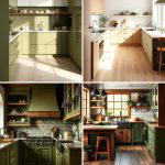 30 Olive Green Kitchen Designs for a Warm Cooking Space