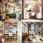 30 Organized Craft Room Ideas for Creative Spaces at Home