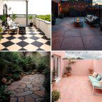 30 Painted Concrete Patio Ideas for Colorful Outdoor Floors
