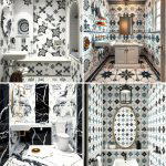 30 Striking Black & White Bathroom Tile Designs for Timeless Style