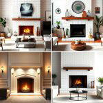 30 White Brick Fireplace Ideas for Timeless Living Rooms