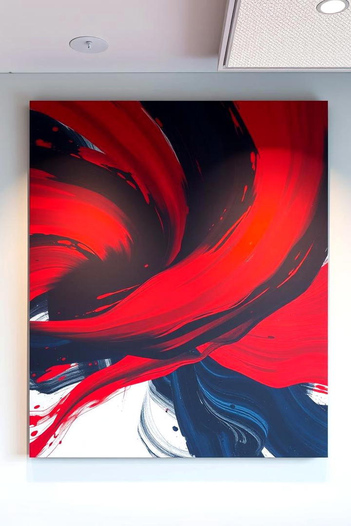 Abstract Canvas - 21 Wall Decor Ideas