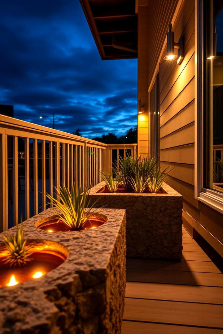 Accent Deck Lighting - 30 Deck Lighting Ideas