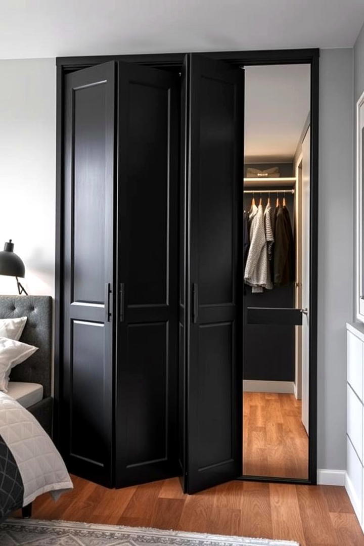 Accordion Folding Door - 30 closet door ideas