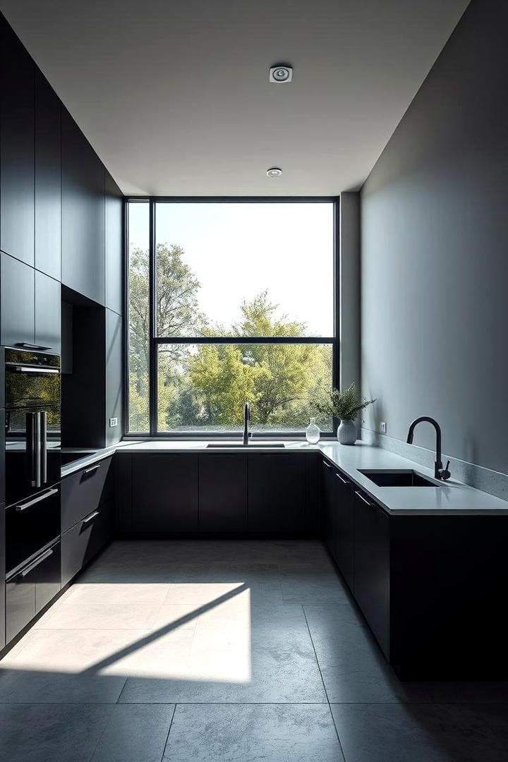 Achieving Sleek Minimalism with Frameless Windows - 21 Kitchen Window Ideas