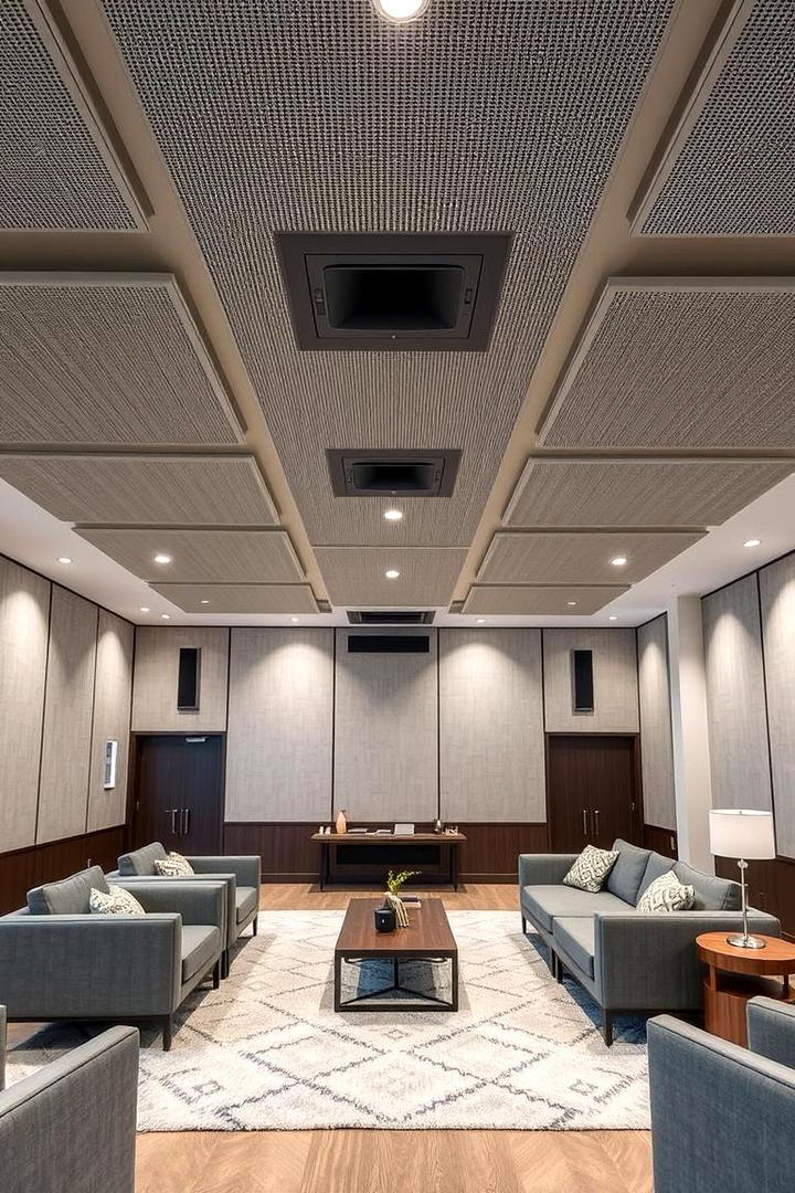 Acoustic Ceiling Solutions - 21 Living Room Ceiling Ideas