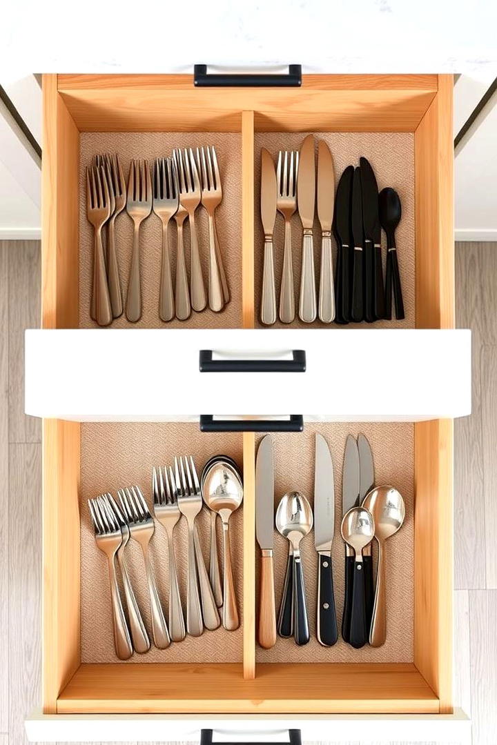 Adjustable Drawer Dividers - 21 Small Kitchen Storage Ideas