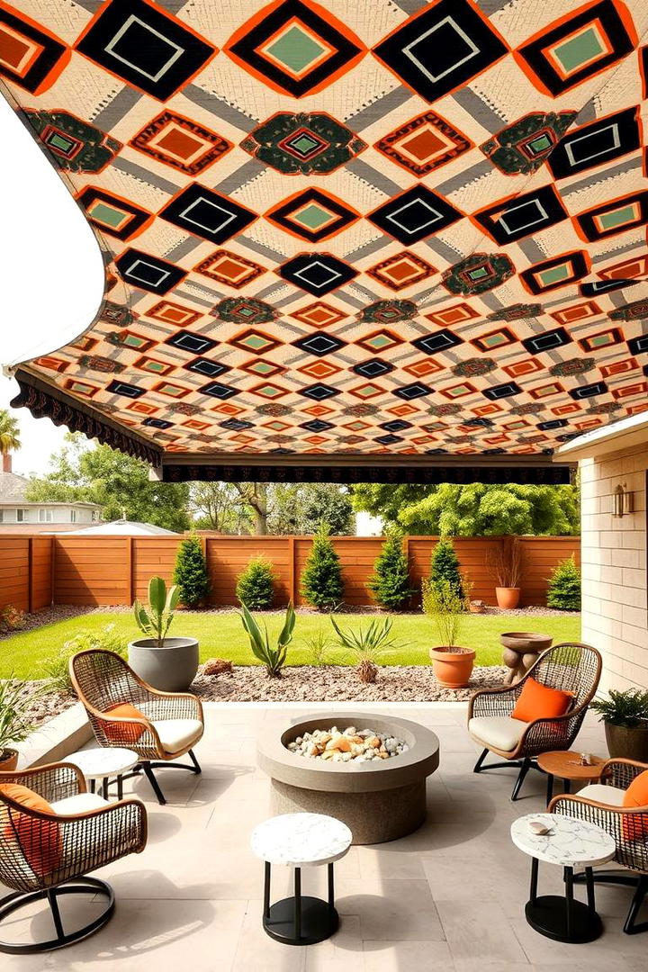 Adjustable Fabric Awnings for Versatile Use - 30 Pool Shade Ideas