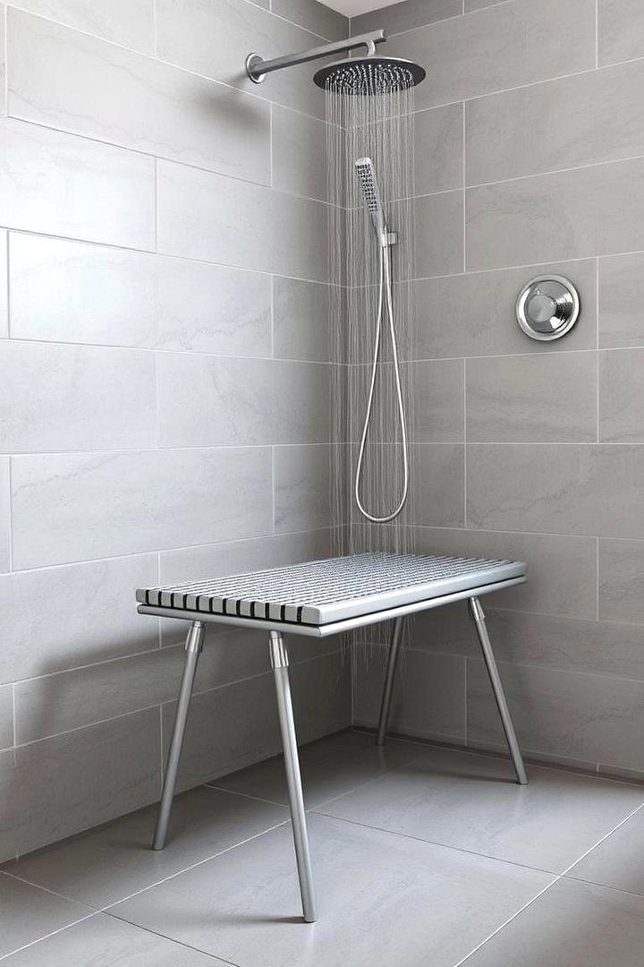 Adjustable Height Bench - 30 Shower Bench Ideas