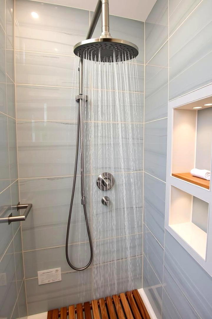 Adjustable Shower Panels - 21 Small Shower Ideas