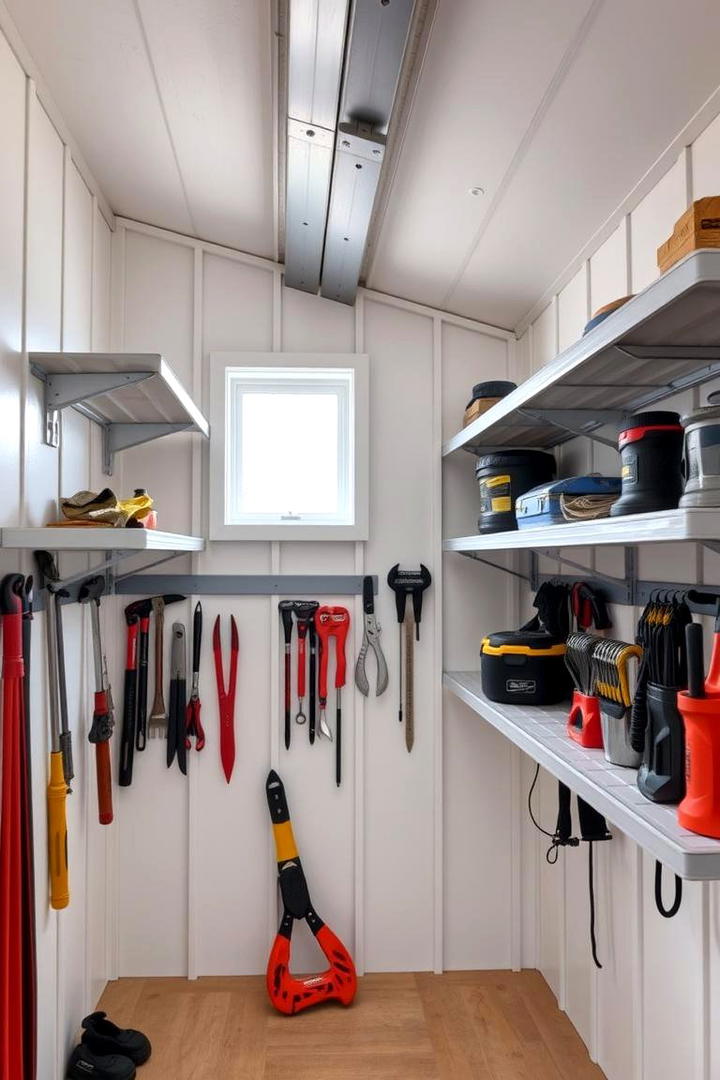 Adjustable Wall Shelves - 30 Shed Shelving Ideas