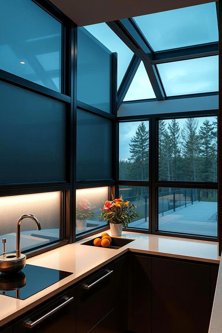 Adopting Smart Window Technologies for Modern Living - 21 Kitchen Window Ideas