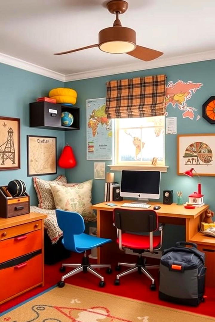 Adventure Explorer Theme - 21 Boys Room Ideas