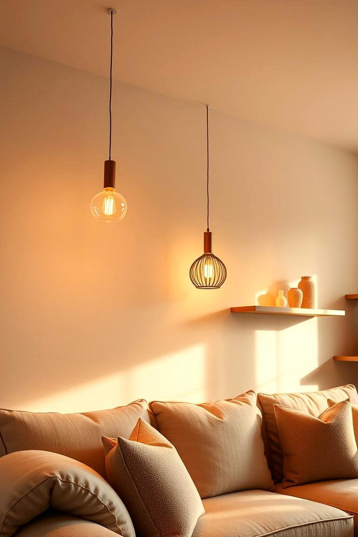 Ambient Beige Lighting Solutions - 21 Beige Living Room Ideas