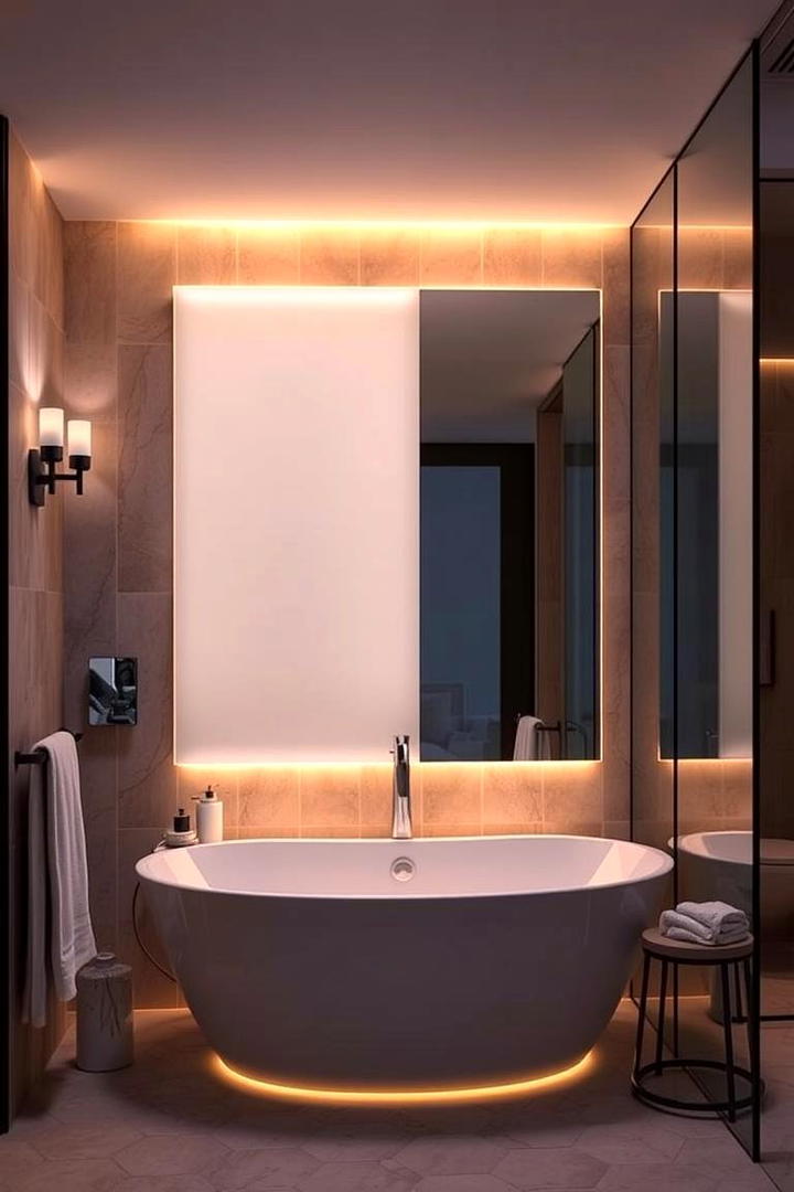 Ambient Lighting Effects - 21 Modern Bathroom Ideas