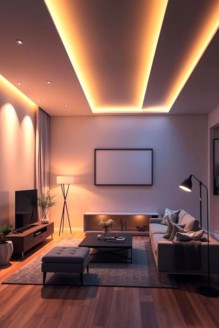 Ambient Lighting and Smart Controls - 30 Modern Ranch House