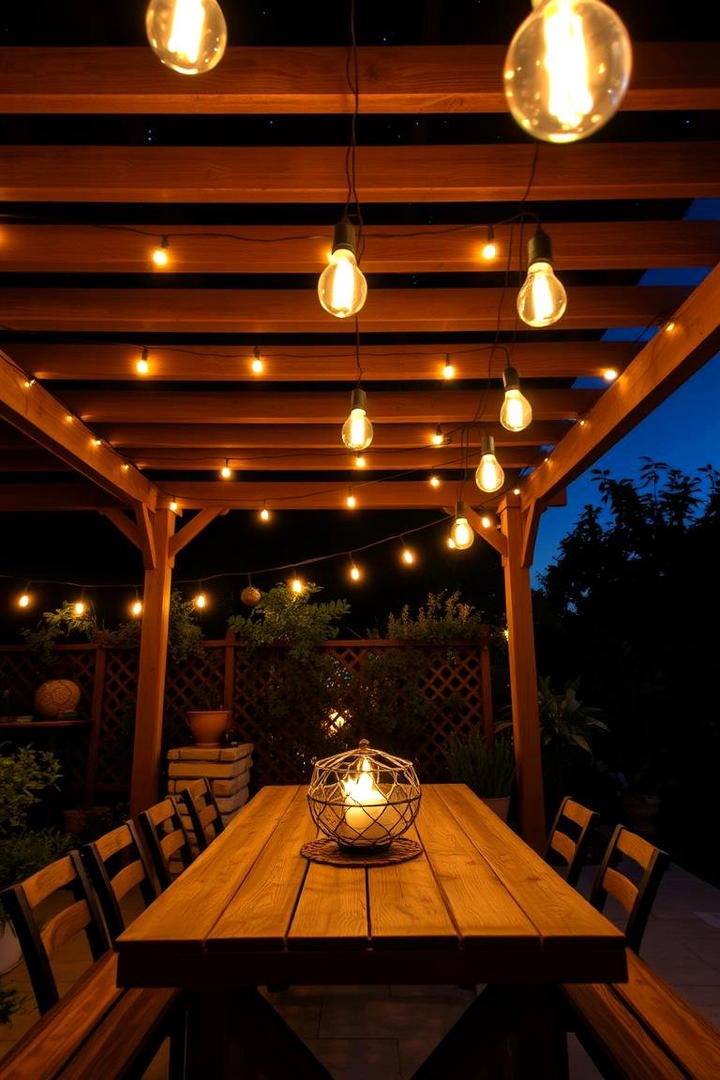 Ambient String Light Charm - 21 Outdoor Lighting Ideas