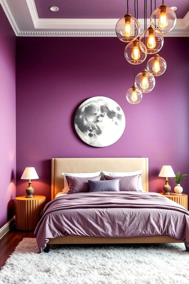 Amethyst Accents Ambiance - 30 Purple Bedroom Ideas