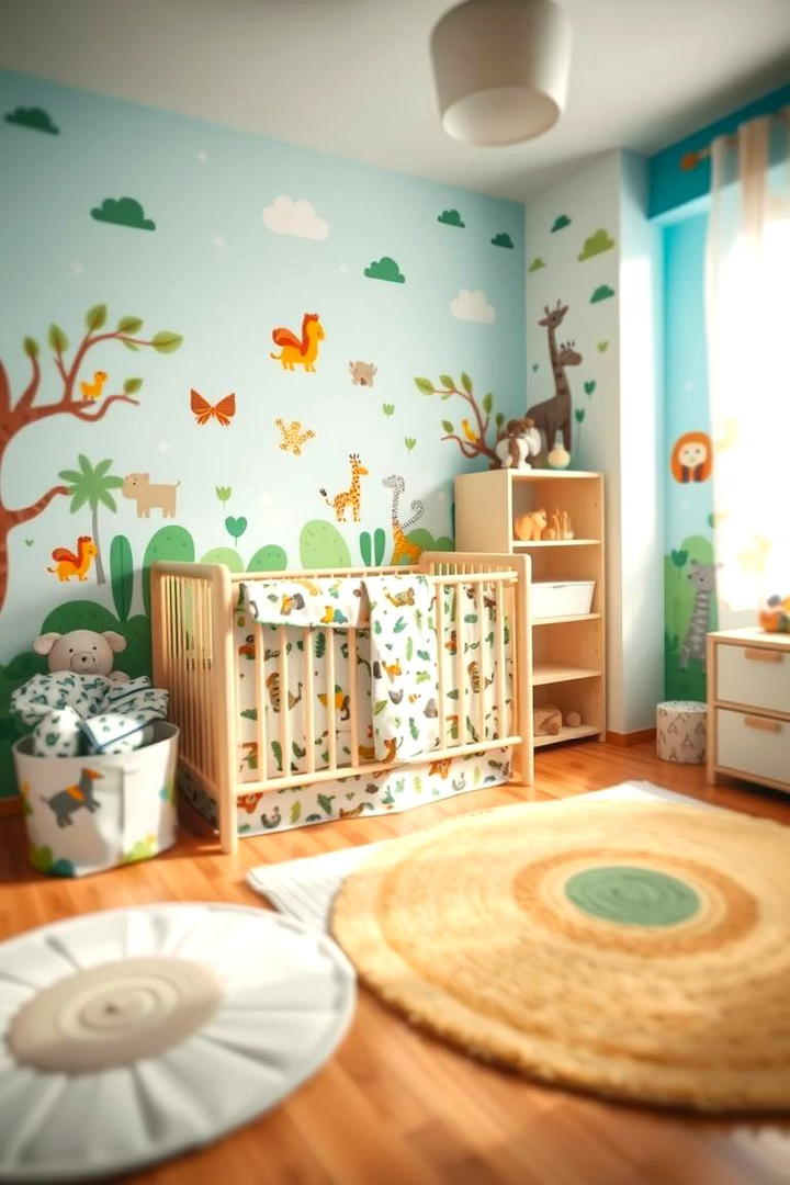 Animal Kingdom Theme - 21 Baby Room Ideas