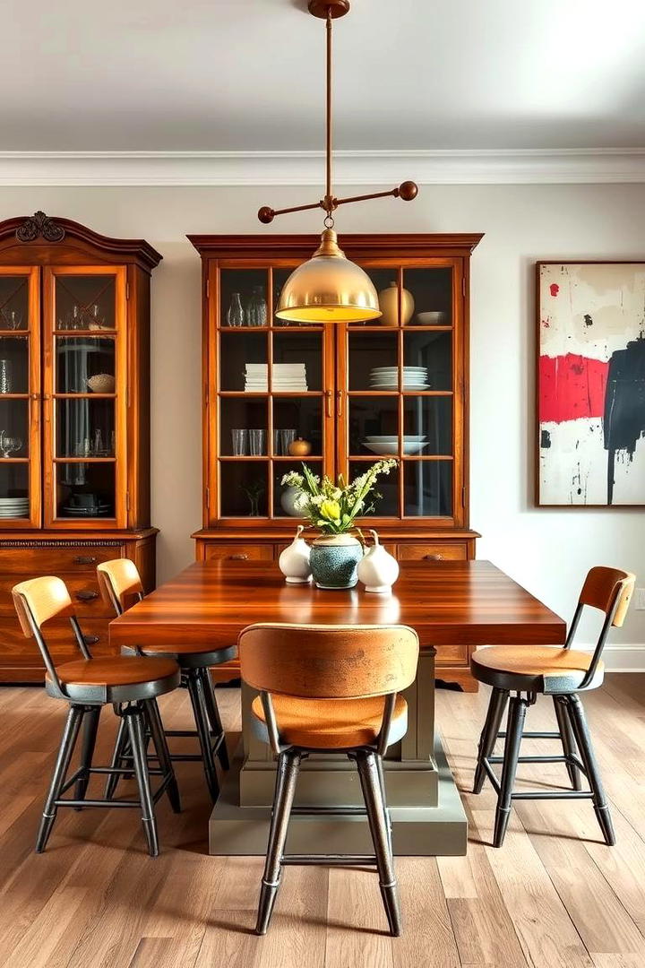 Antique Finds Revival - 30 Boho Dining Room Ideas