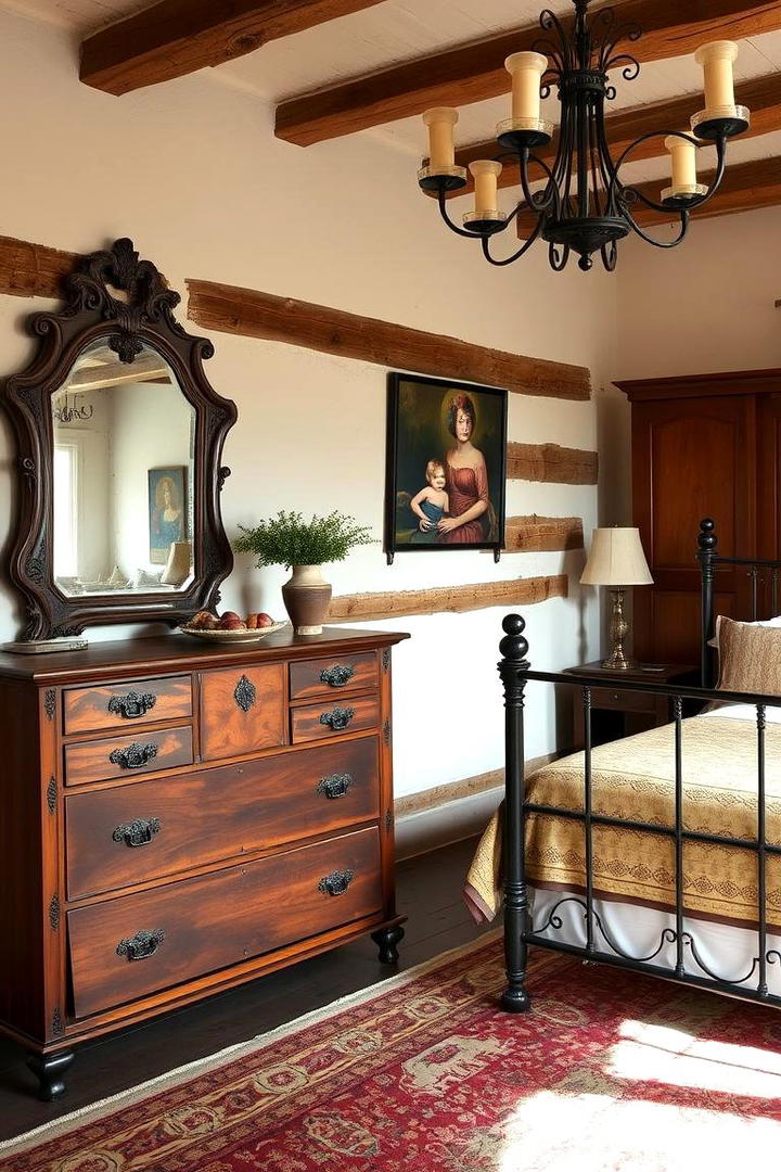 Antique Furniture Finds - 30 Rustic Bedroom Ideas