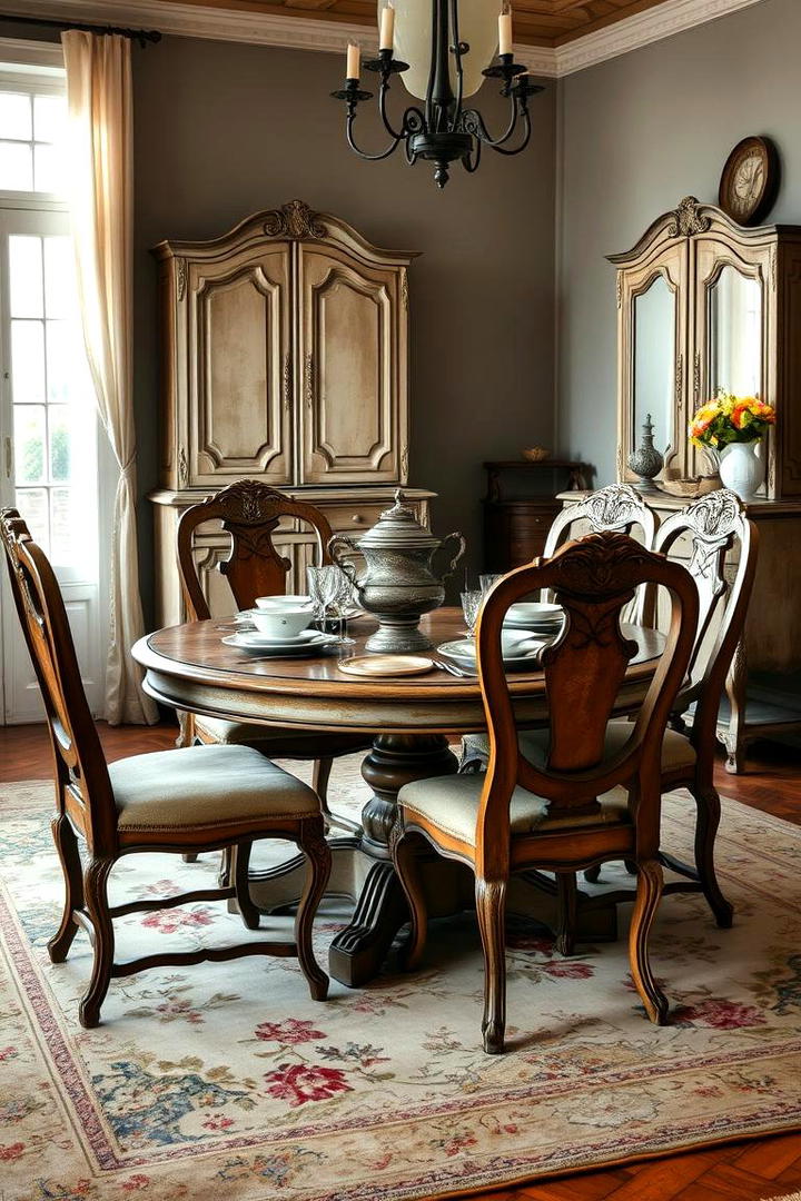 Antique Furniture Finds - 21 French Country Dining Room Ideas