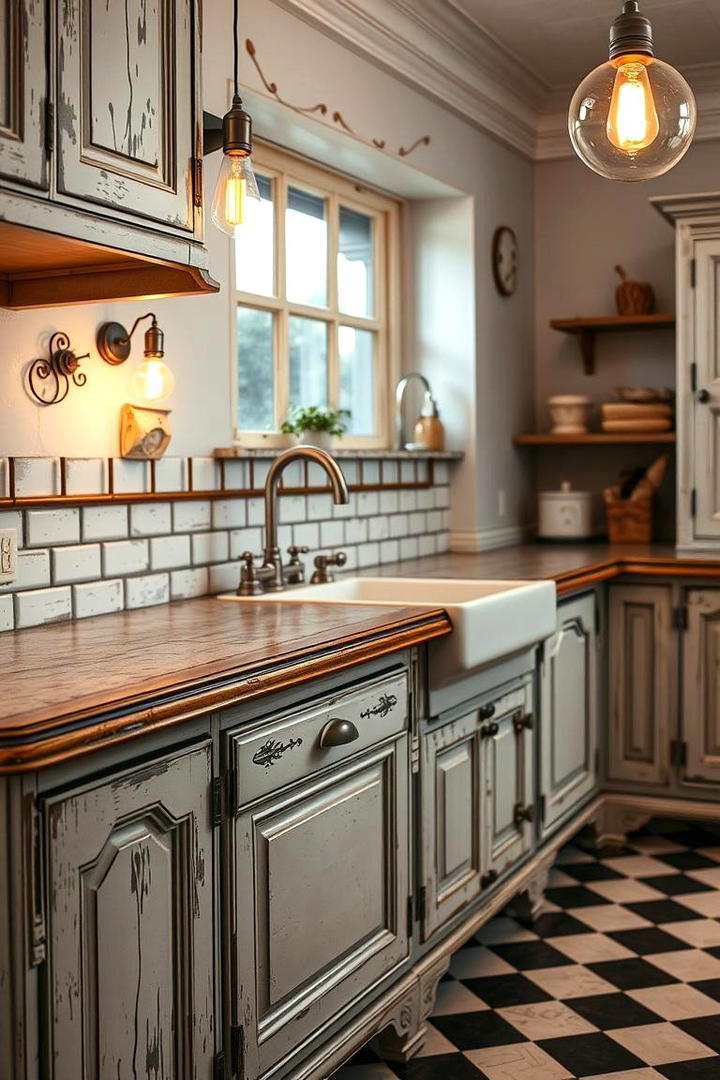 Antique Style Countertops - 21 Kitchen Countertop Ideas