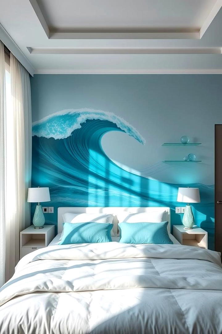 Aqua Dreamscape - 30 Mermaid Bedroom Ideas