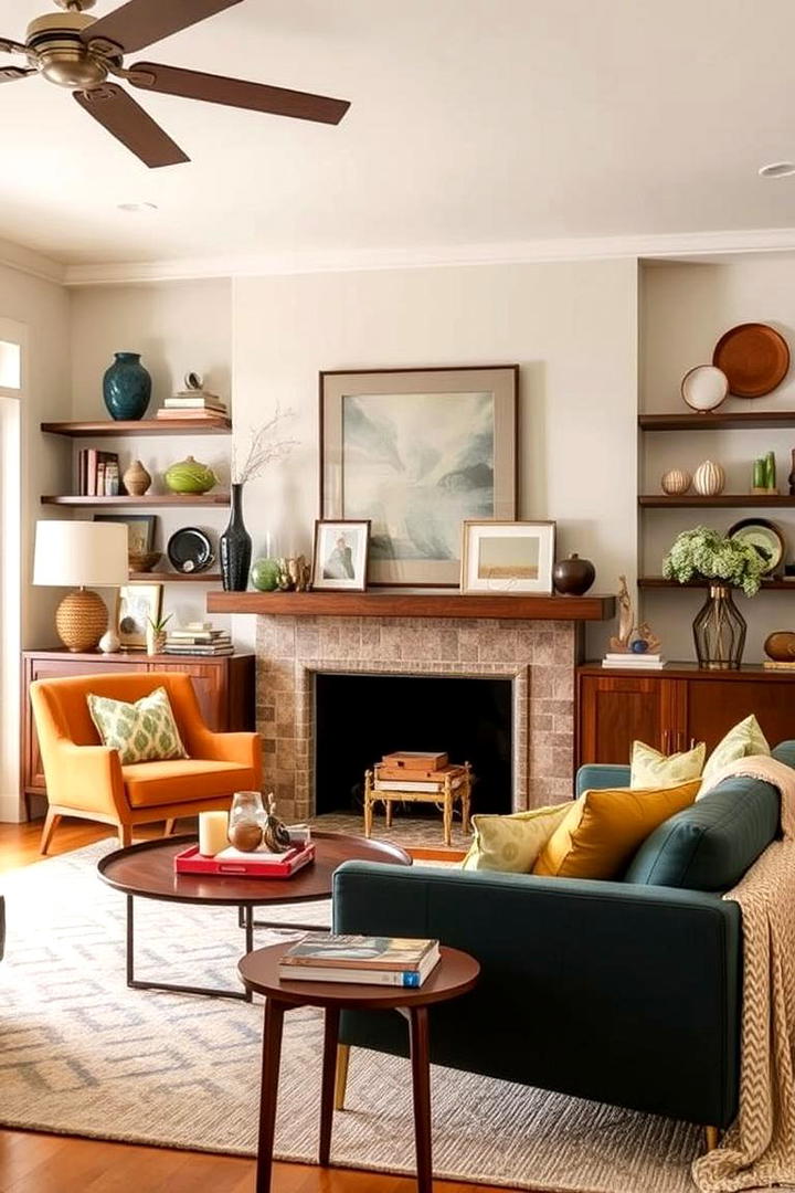 Artful Accessory Arrangements - 21 Mid-Century Modern Living Room Ideas