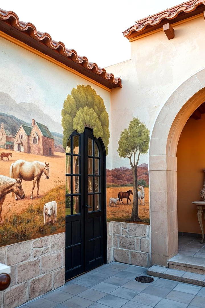 Artful Fresco Murals - 21 spanish colonial revival architecture