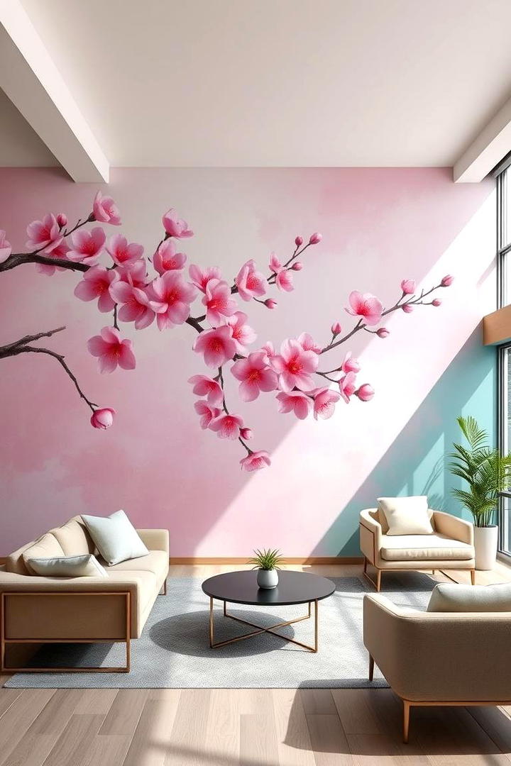 Artful Wall Murals - 21 Spring Decor Ideas