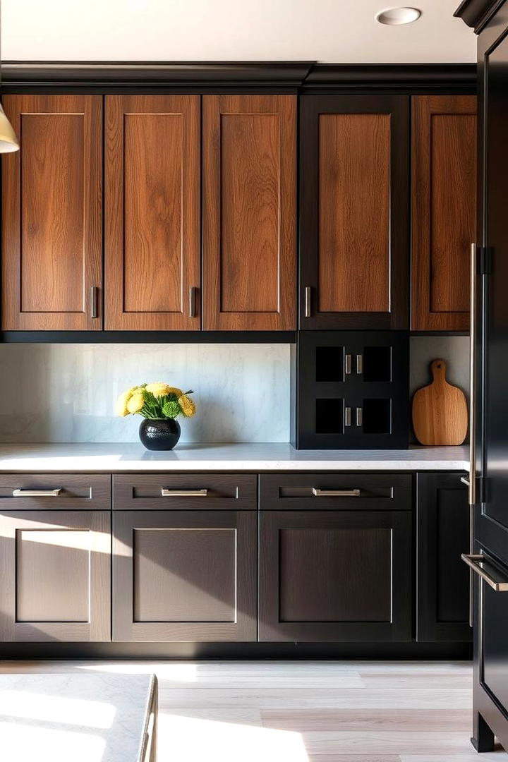 Artisan Black Handcrafted Cabinets - 30 Black Kitchen Cabinet Ideas