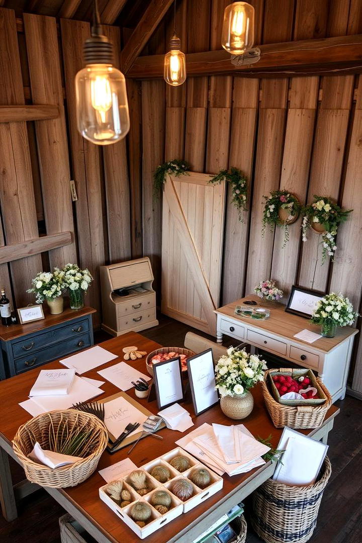 Artisan Craft Stations - 21 Barn Wedding Ideas