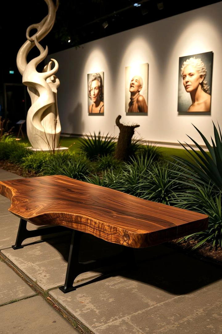 Artisan Crafted Garden Bench - 30 Garden Bench Ideas