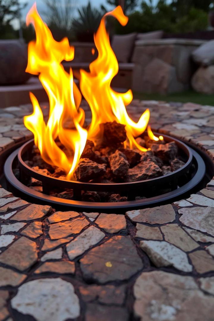 Artisan Crafted Stone Fire Pit - 30 Stone Fire Pit Ideas