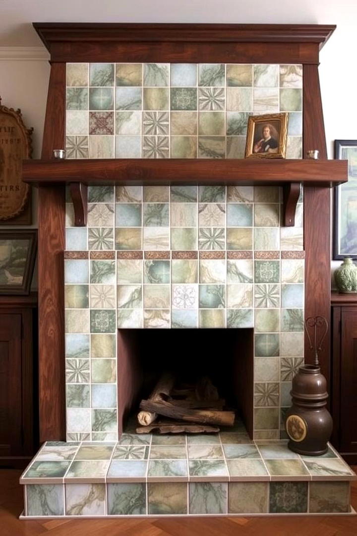 Artisan Craftsmanship - 21 Fireplace Tile Ideas