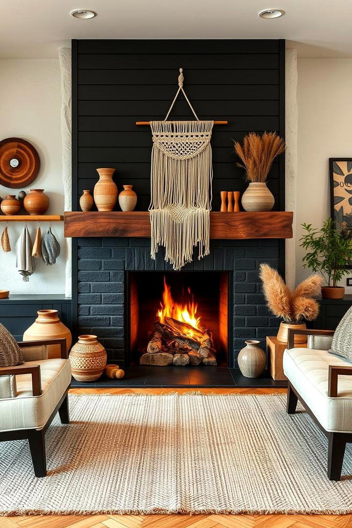 Artisan Craftsmanship - 21 Black Shiplap Fireplace Ideas