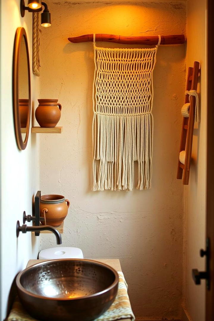 Artisanal Accessories - 30 Cottage Bathroom Ideas