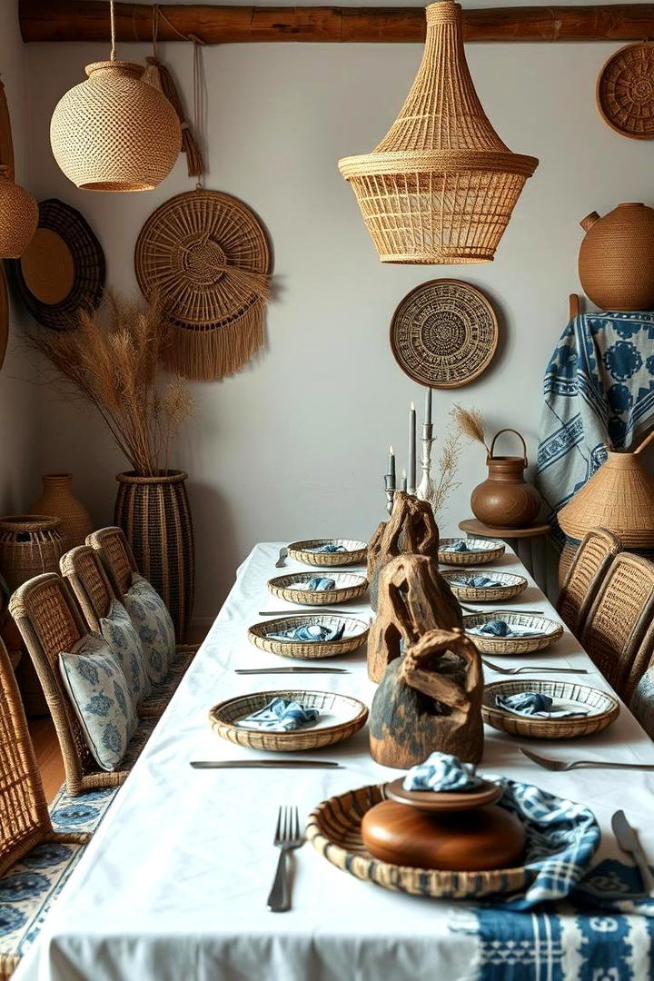 Artisanal Ambiance - 30 Boho Dining Room Ideas