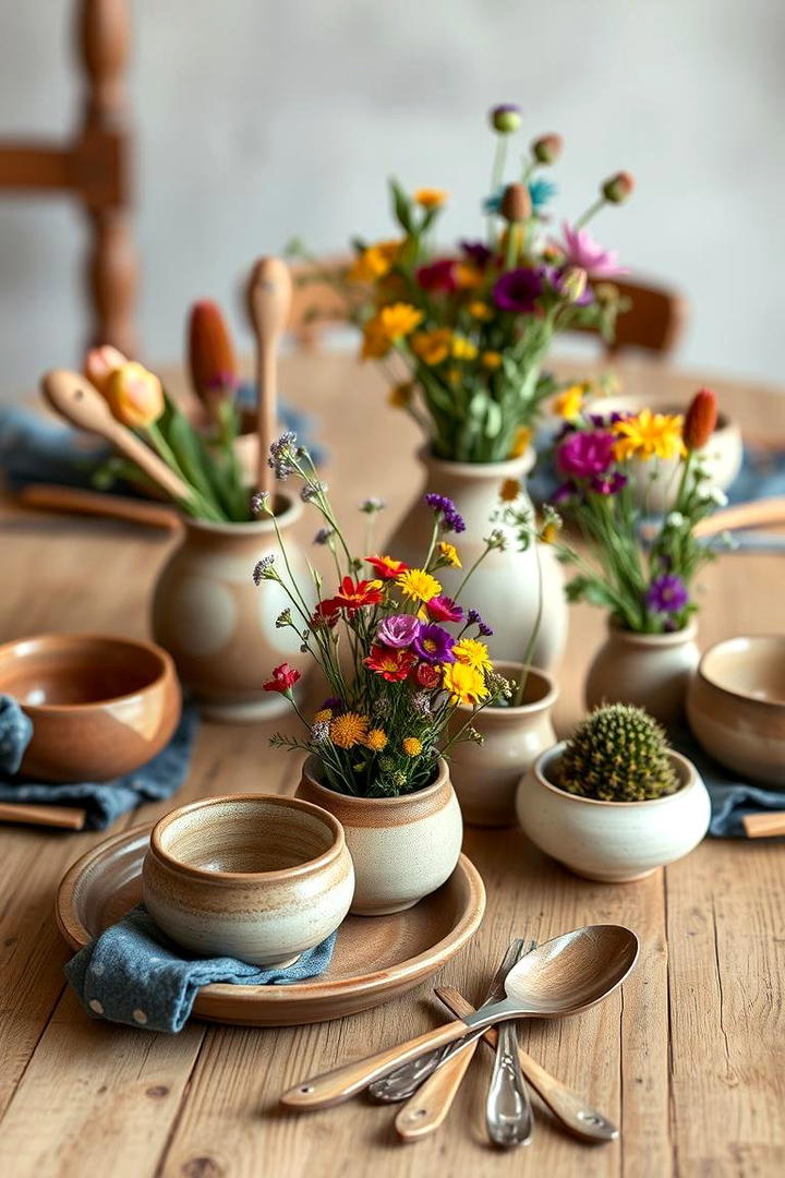 Artisanal Handmade Table Setting - 21 Table Setting Ideas