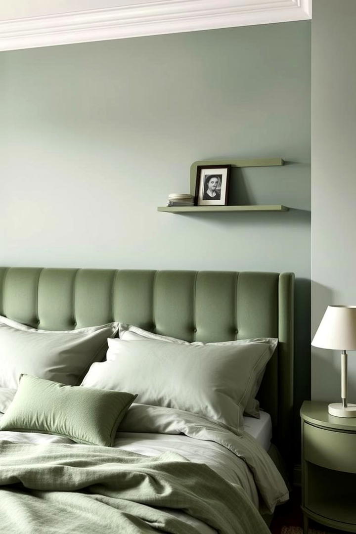 Artisanal Sage Green Details - 30 Sage Green Bedroom Ideas