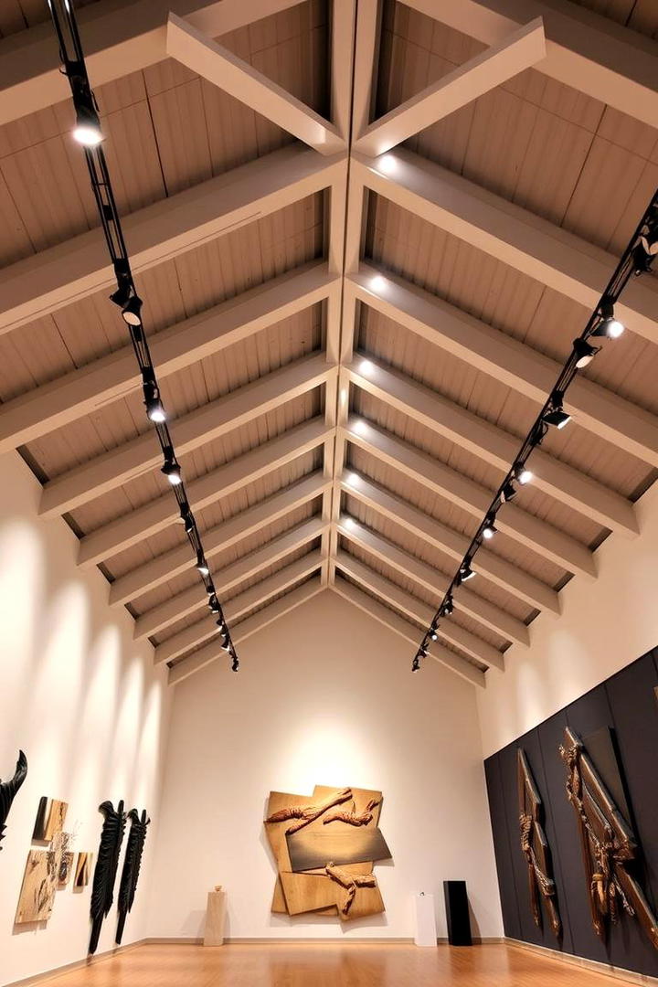 Artistic Beam Arrangements - 30 Vaulted Ceiling With Beams