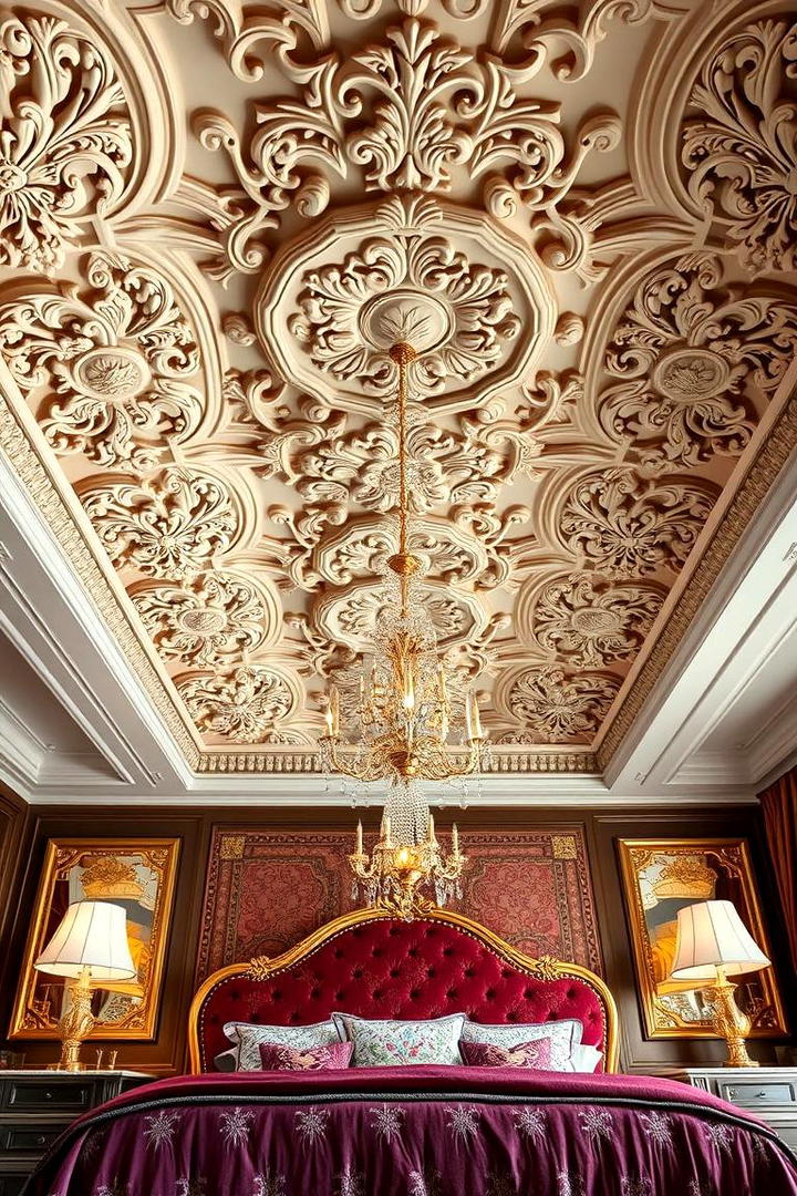 Artistic Carved Detailing - 21 Decorative Ceiling Beam Ideas