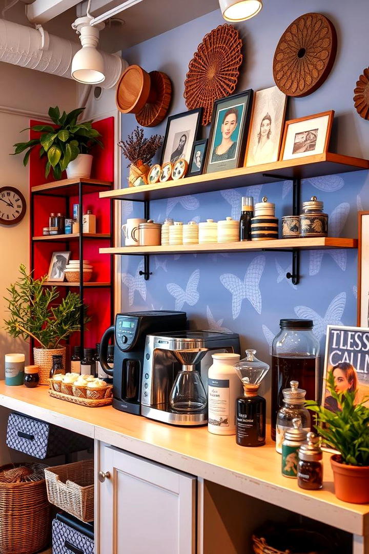 Artistic Coffee Station Display - 21 Coffee Station Ideas