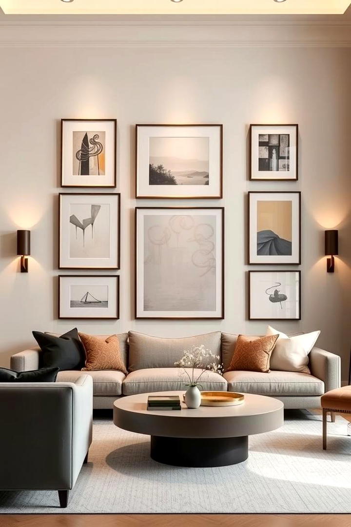 Artistic Display Elements - 21 Small Living Room Ideas