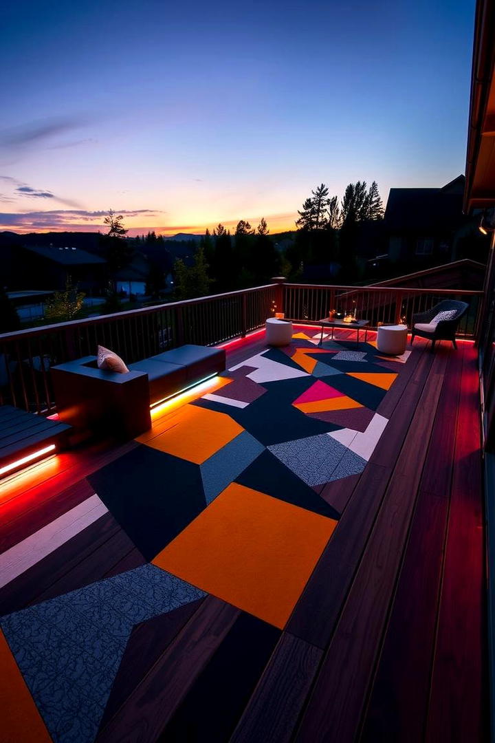 Artistic Expression Composite Deck - 30 Composite Deck Ideas