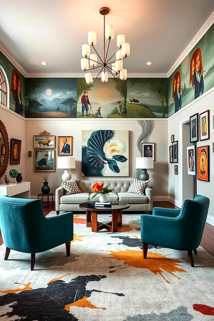 Artistic Expression Family Room - 21 Family Room Ideas